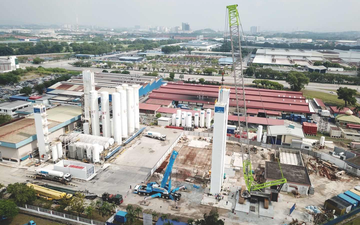 Plant relocation of an air separation plant in Malaysia.