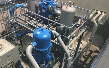 The LINDE PLANTSERV team installed two new piston compressors at the Linde Gas site in Linz, Austria
